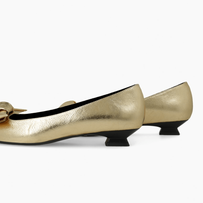 Bed| Gold | LODI | Flats | Jenny Shoo Bootique