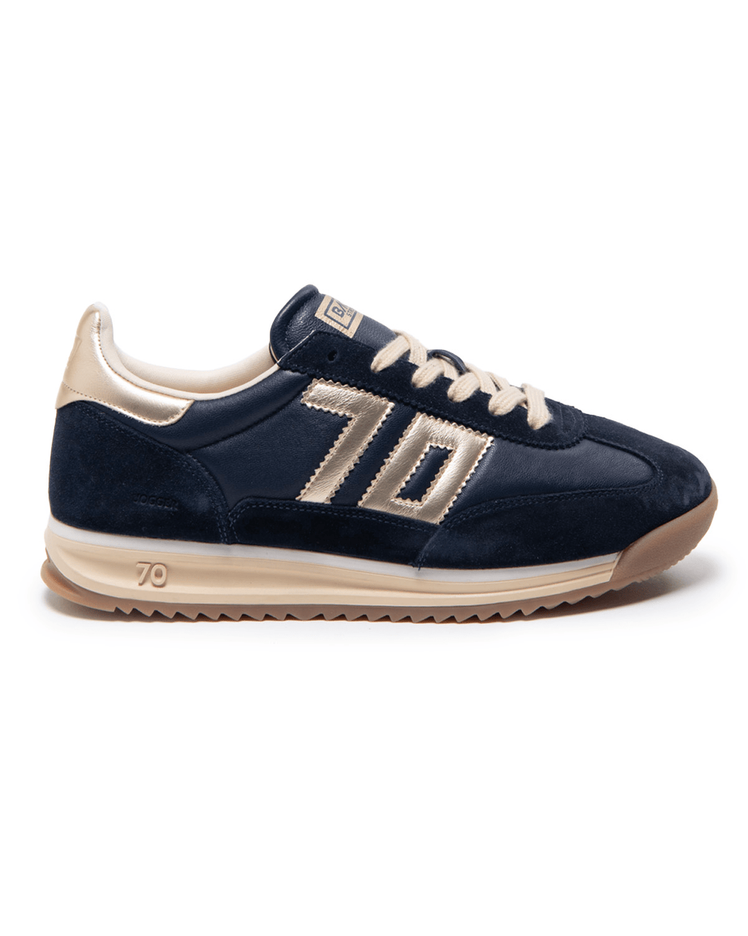 Jogger | Navy - Gold | Back 70 | Trainers | Jenny Shoo Bootique