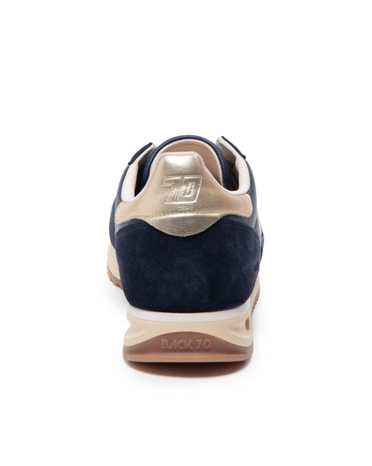 Jogger | Navy - Gold | Back 70 | Trainers | Jenny Shoo Bootique