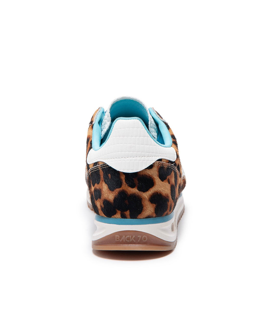 Jogger | Tan Leopard - Turquoise Lace | Back 70 | Trainers | Jenny Shoo Bootique