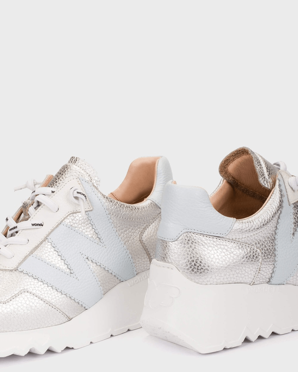 Kyoto | Silver-Ice Blue | Wonders | Trainers | Jenny Shoo Bootique