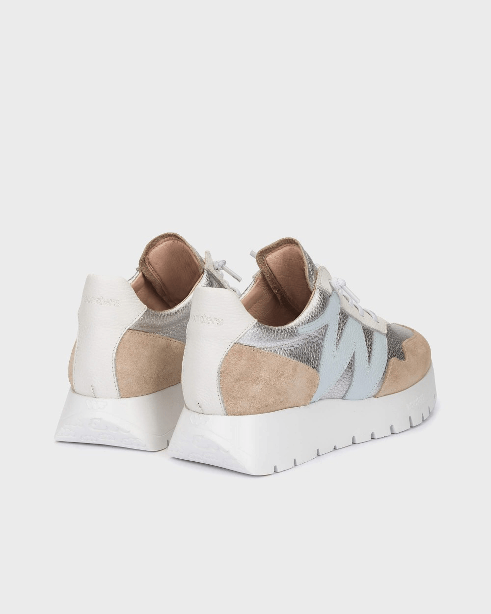 Odisei 01 | Silver-Ice Blue | Wonders | Trainers | Jenny Shoo Bootique