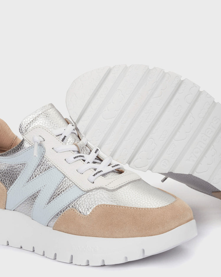 Odisei 01 | Silver-Ice Blue | Wonders | Trainers | Jenny Shoo Bootique