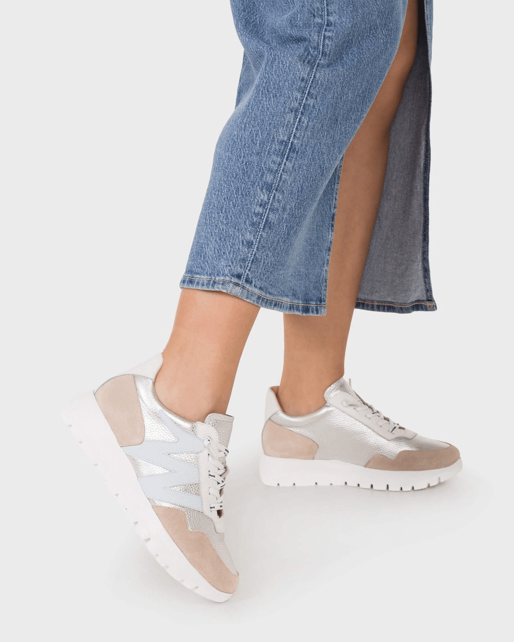 Odisei 01 | Silver-Ice Blue | Wonders | Trainers | Jenny Shoo Bootique
