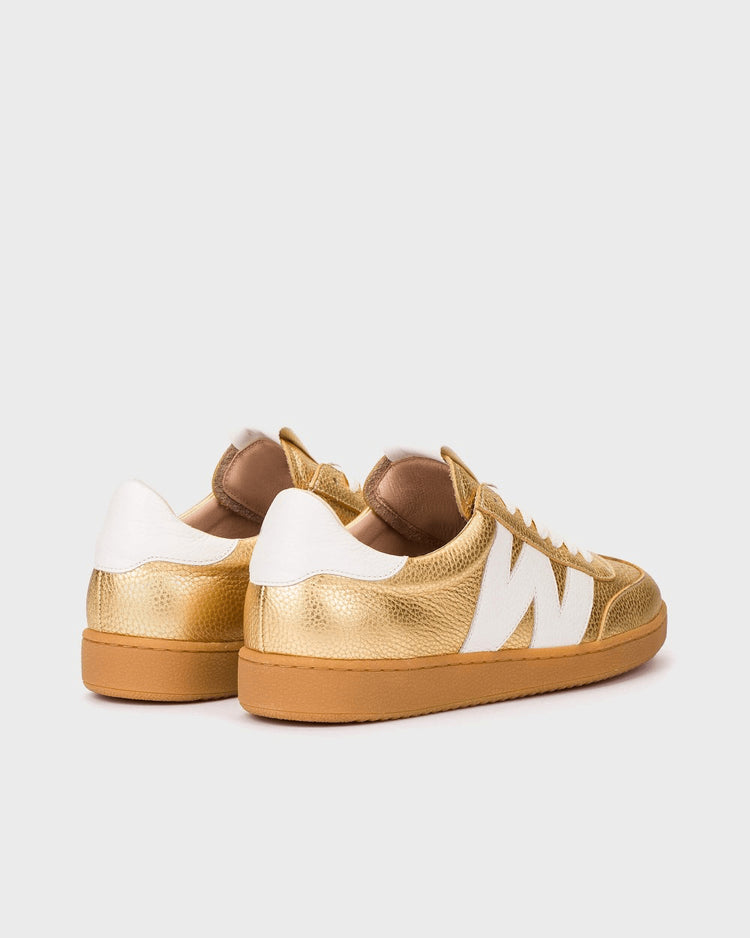 Nubia 01 | Gold-Off White | Wonders | Trainers | Jenny Shoo Bootique