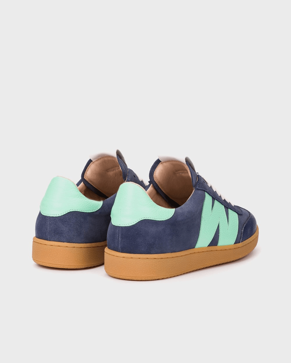 Nubia 01 | Navy Blue-Mint | Wonders | Trainers | Jenny Shoo Bootique