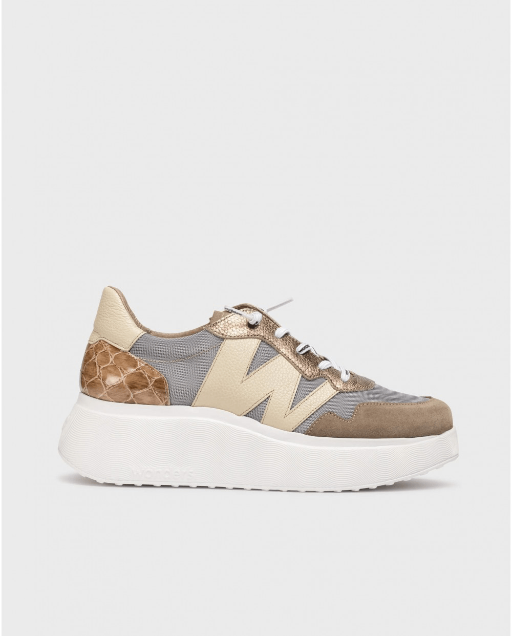 Roma 31| Taupe/ Cream | Wonders | Trainers | Jenny Shoo Bootique