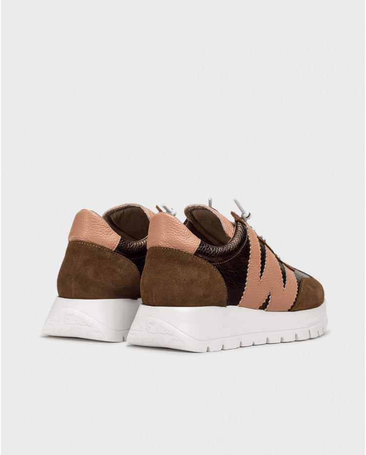 Odisei 76| Brown - Powder Pink | Wonders | Trainers | Jenny Shoo Bootique