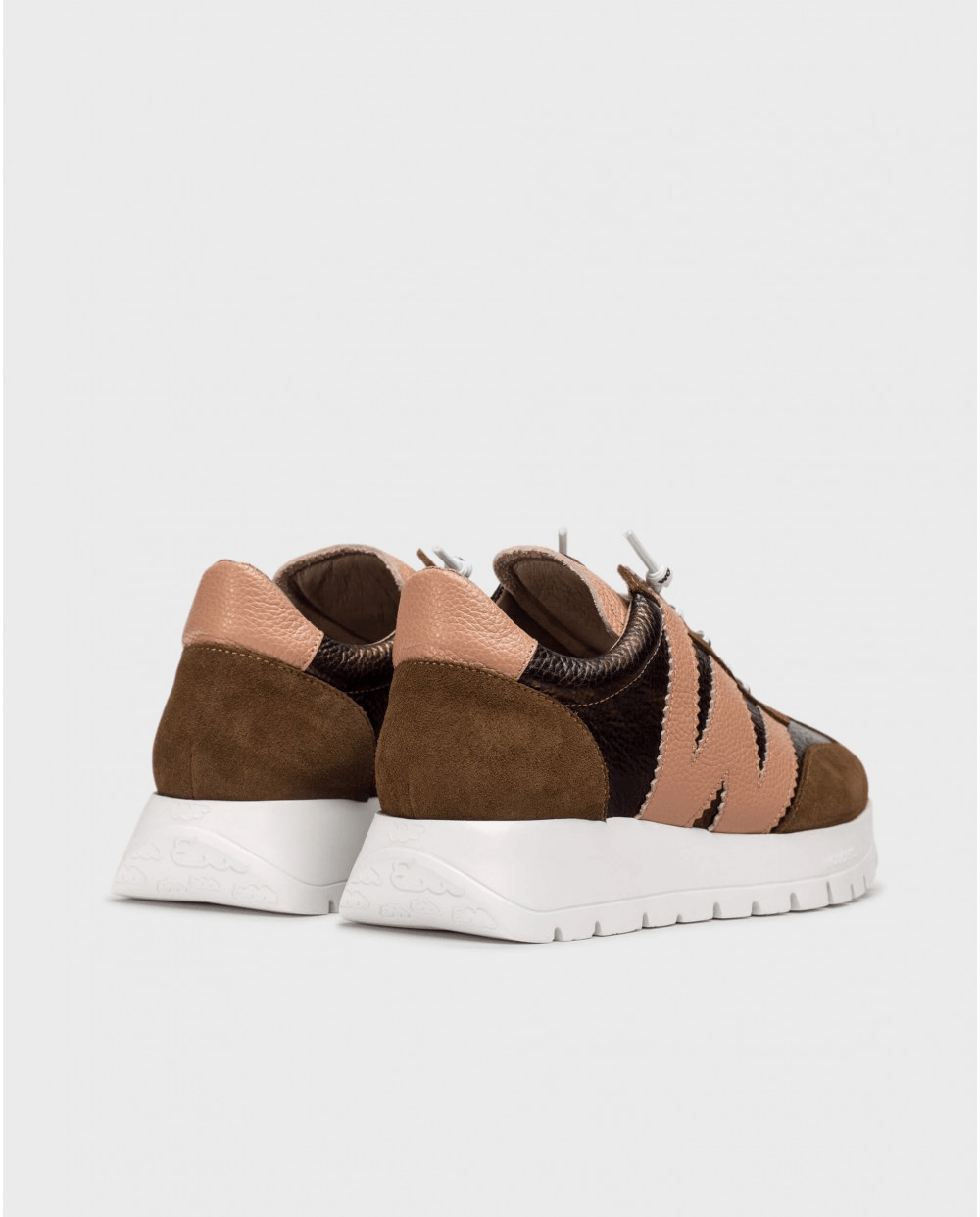 Odisei 76| Brown - Powder Pink | Wonders | Trainers | Jenny Shoo Bootique