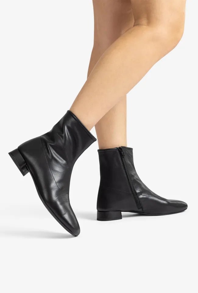 Covina | Black Stretch | Unisa | Ankle Boots | Jenny Shoo Bootique