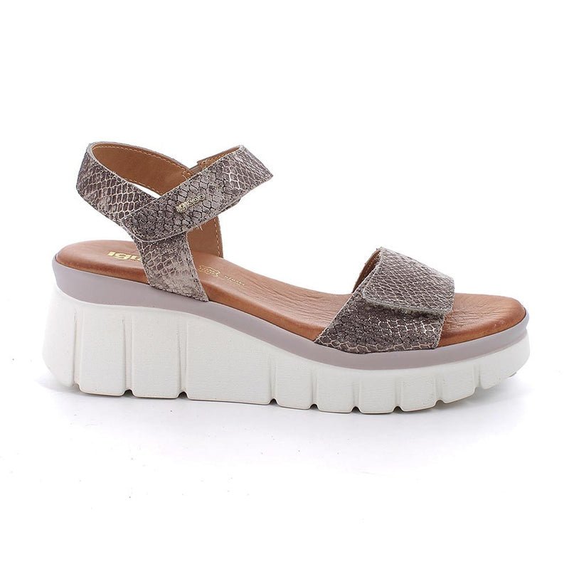 Prixie | Taupe Metallic | IGI & CO | Sandals | Jenny Shoo Bootique