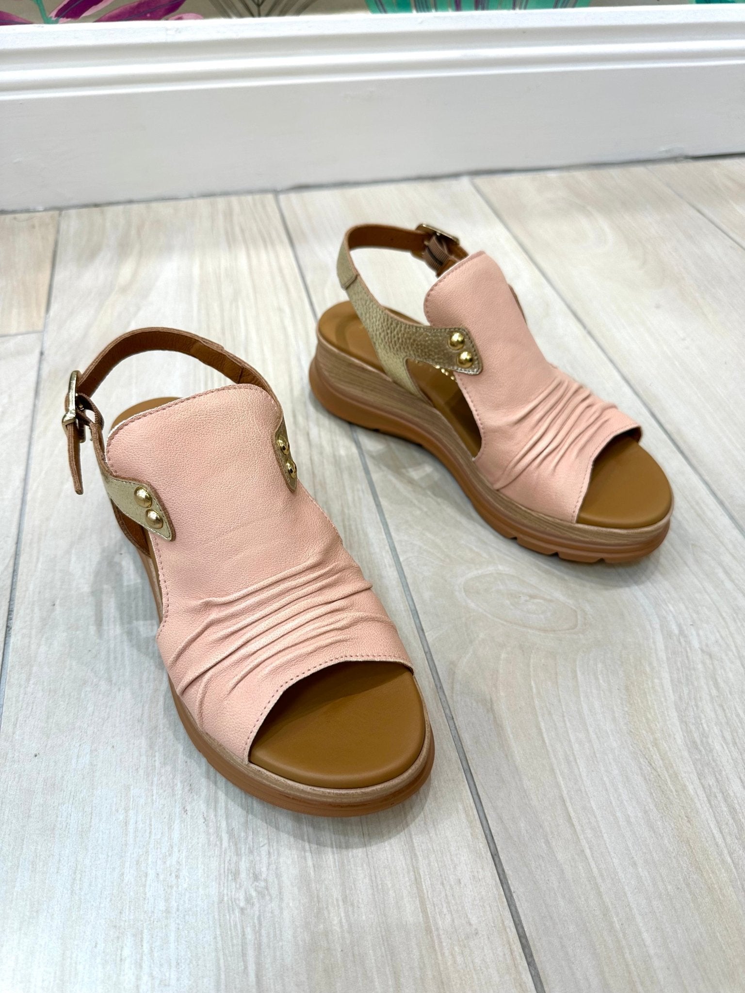 24-17 | Nude - Gold | Paula Urban | Sandals | Jenny Shoo Bootique