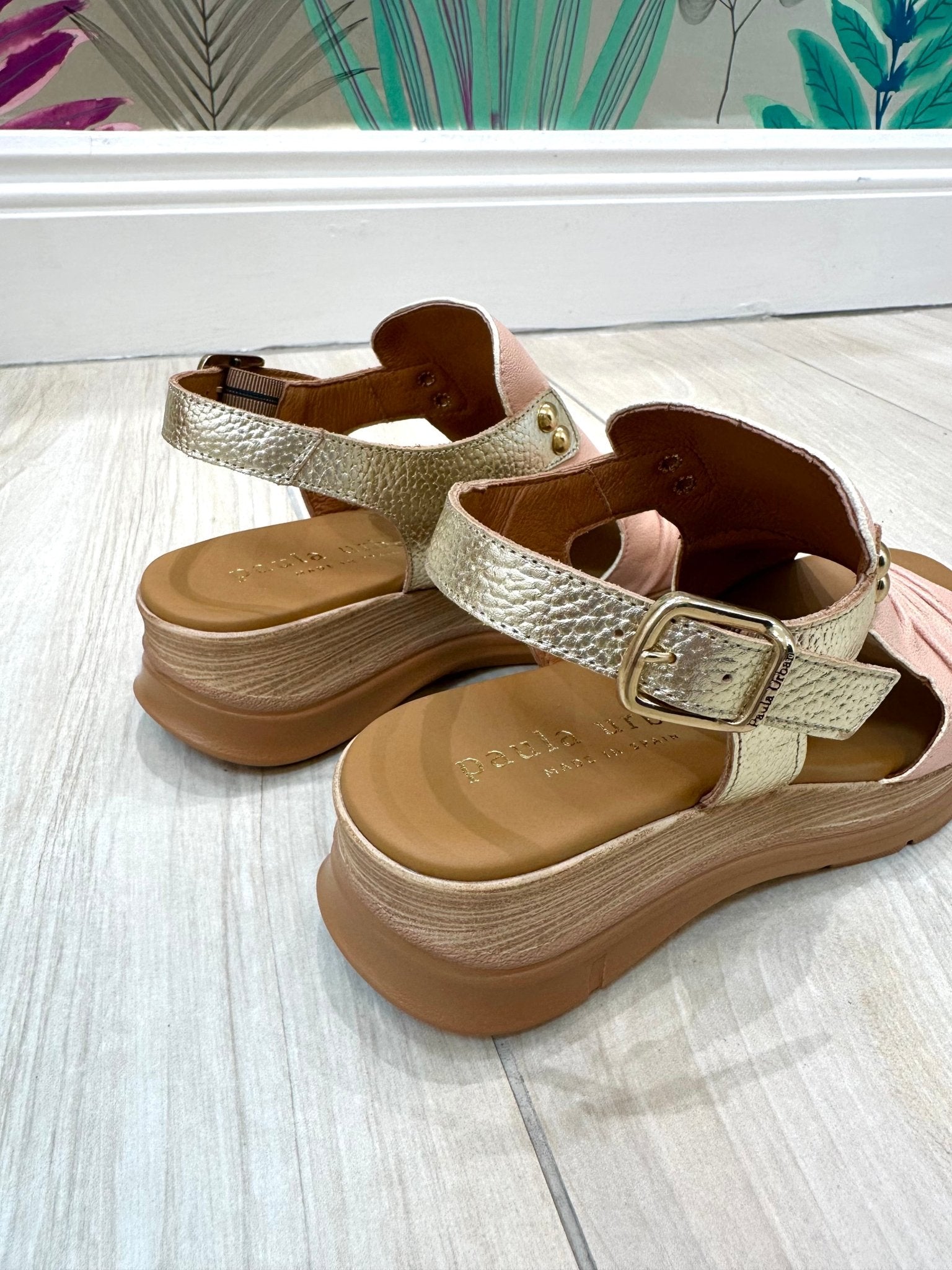 24-17 | Nude - Gold | Paula Urban | Sandals | Jenny Shoo Bootique