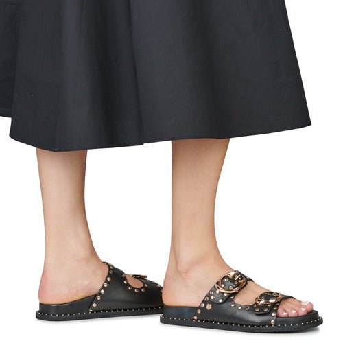 Lynx | Black | Carmela | Mules | Jenny Shoo Bootique