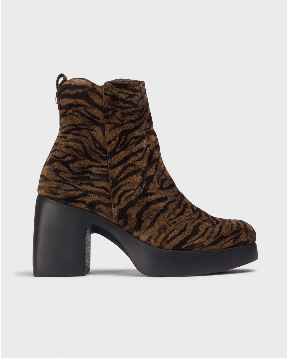 Lady Zebra 81 | Black - Tan | Wonders | Ankle Boots | Jenny Shoo Bootique