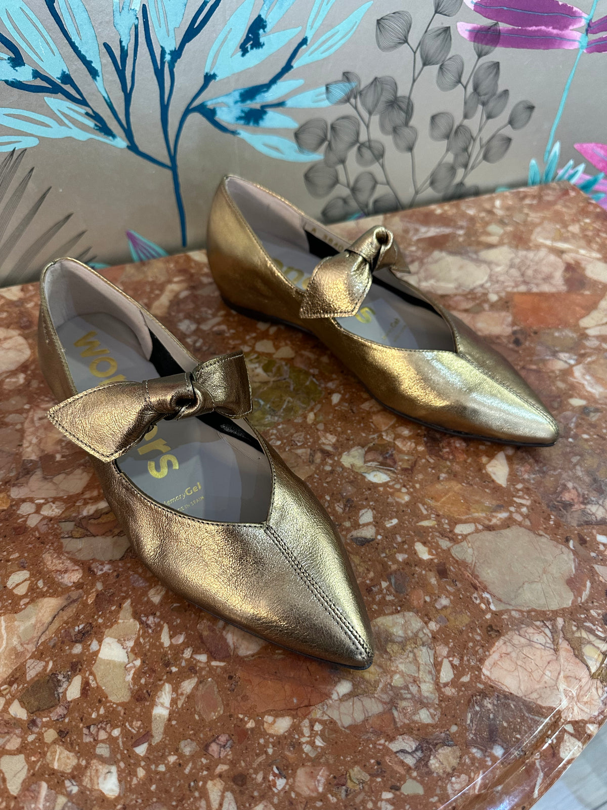 Triana | Gold | Wonders | Flats | Jenny Shoo Bootique