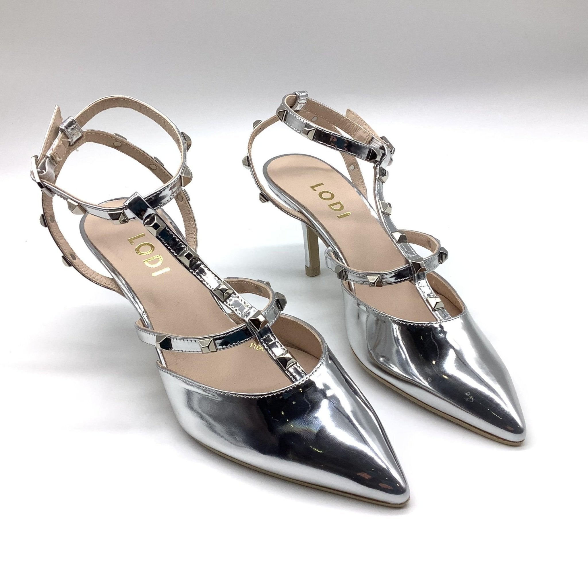 Marsea | Mirror Silver | LODI | Heels | Jenny Shoo Bootique