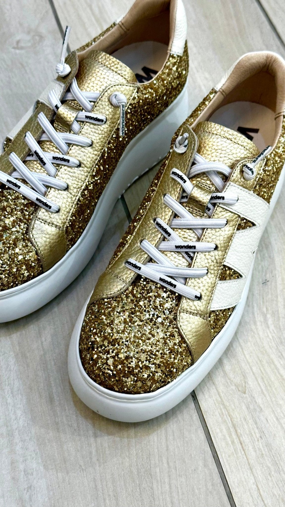 Zurich | Sparkle Gold | Wonders | Trainers | Jenny Shoo Bootique