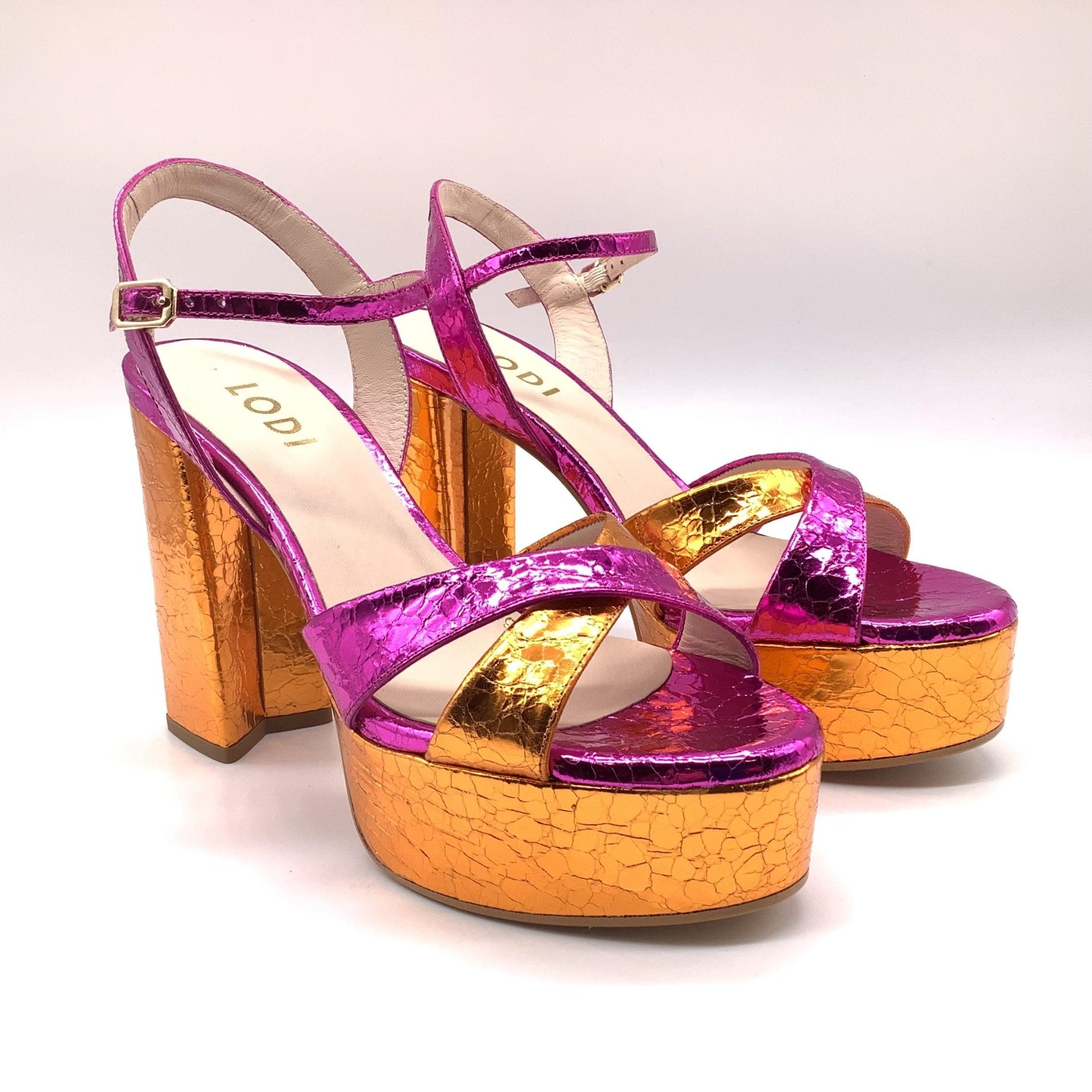 Tister | Orange - Pink | LODI | Heels | Jenny Shoo Bootique
