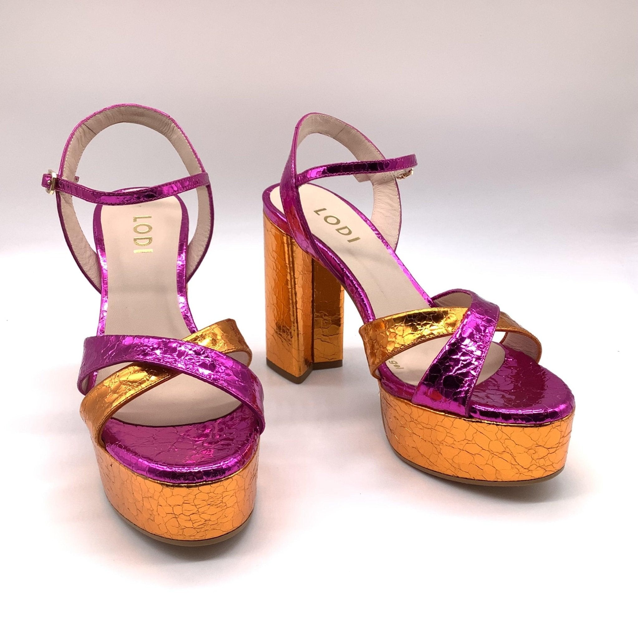 Tister | Orange - Pink | LODI | Heels | Jenny Shoo Bootique