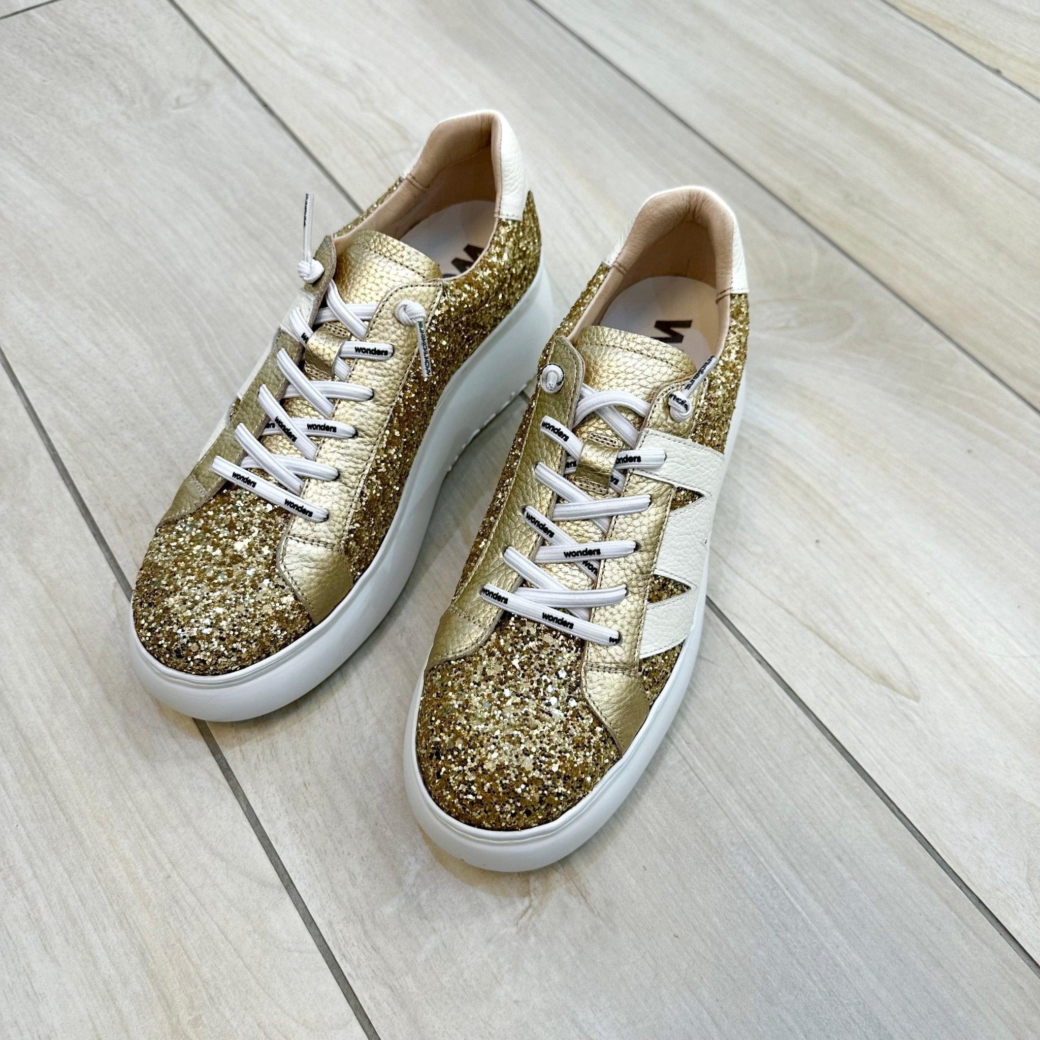 Zurich | Sparkle Gold | Wonders | Trainers | Jenny Shoo Bootique