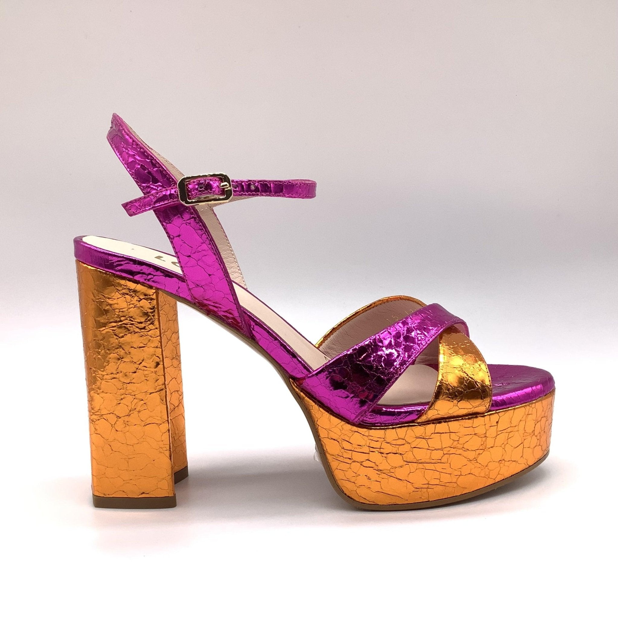 Tister | Orange - Pink | LODI | Heels | Jenny Shoo Bootique