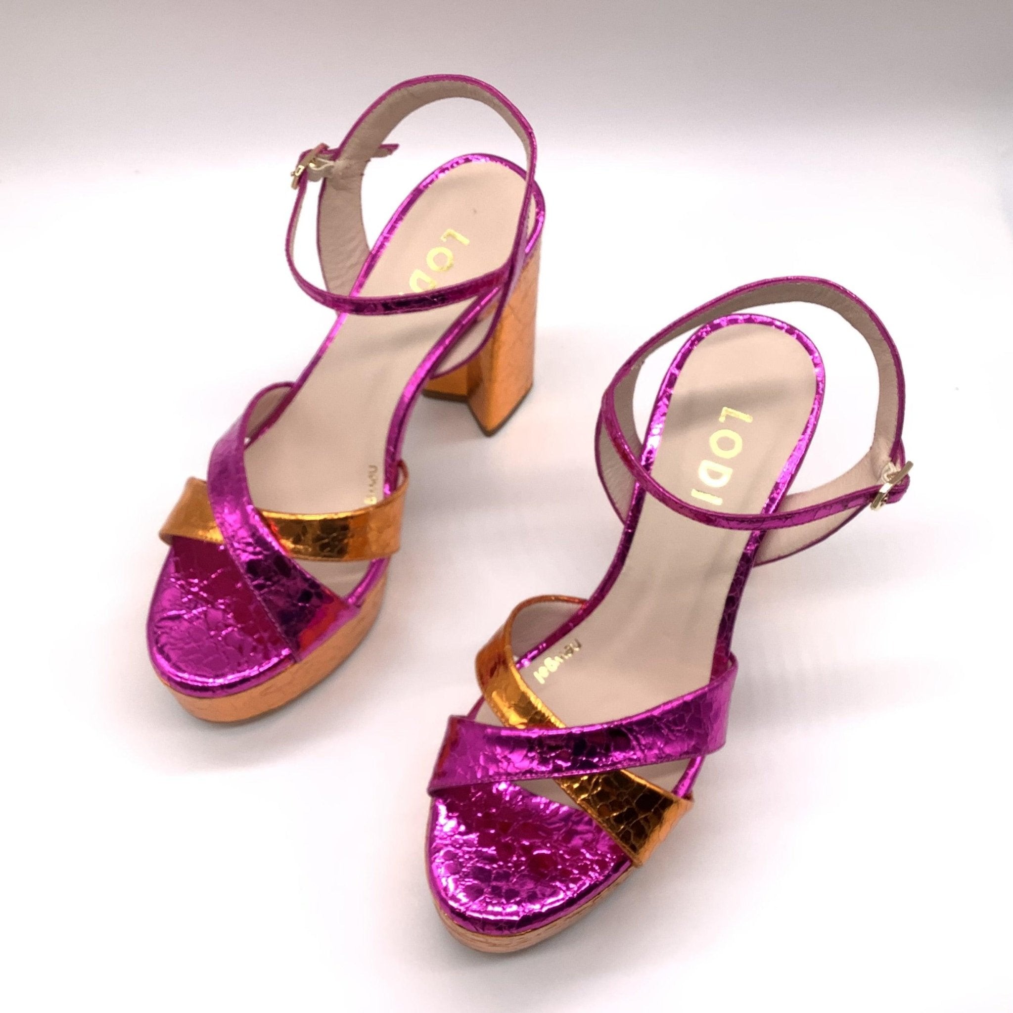 Tister | Orange - Pink | LODI | Heels | Jenny Shoo Bootique