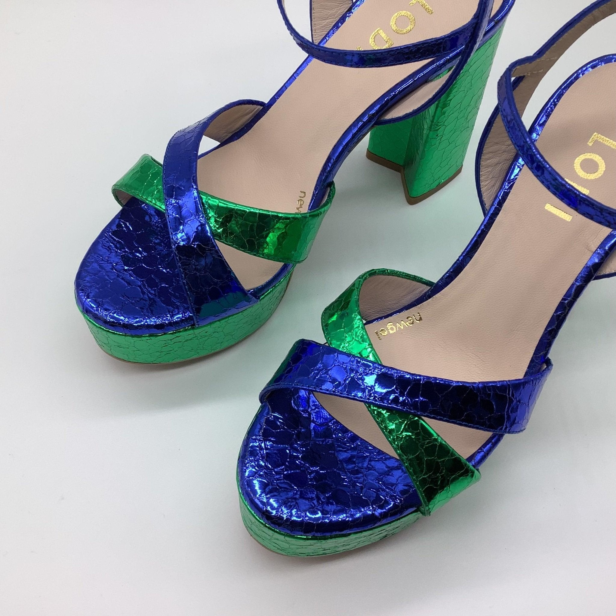 Tister | Green - Blue | LODI | Heels | Jenny Shoo Bootique