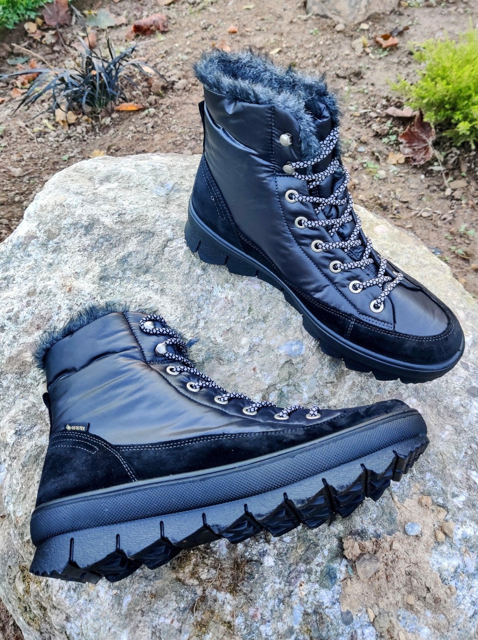 Novara Textile | Black Gortex | Legero | Ankle Boots | Jenny Shoo Bootique