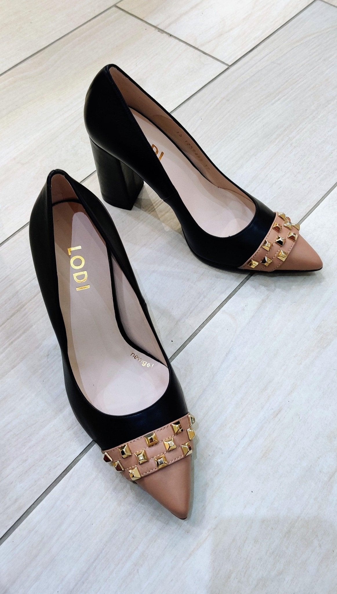 Seneri | Black - Nude | LODI | Heels | Jenny Shoo Bootique